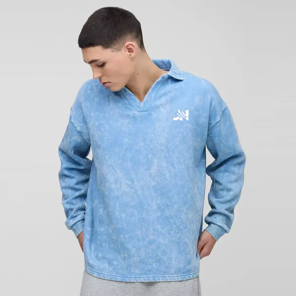 Oversized Revere Wash Polo