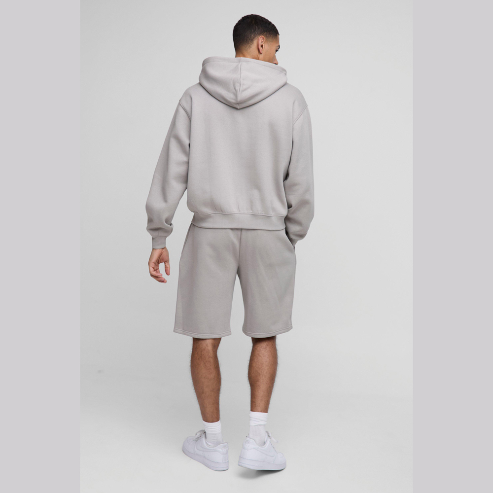 Oversized Man Washed T-Shirt & Jogger Long Set